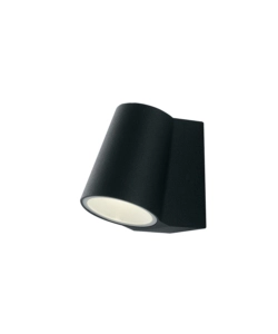 Applique 'sintesi' alluminio nero a led, 390 lm